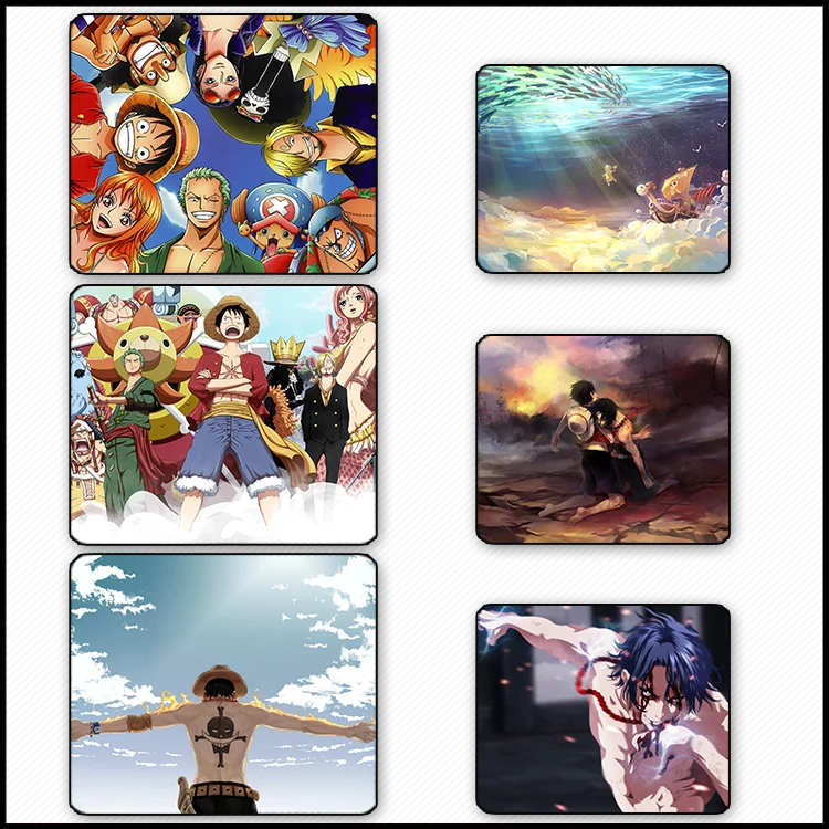 
Anime ONE PIECE 3D promotional mouse pad manufacturers wholesale custom custom cartoon game large mouse pad keyboard pad 