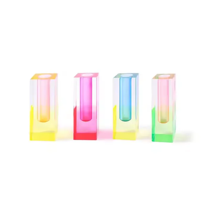 Table Vase Small Decor Clear Plastic Vases Nordic Decorative Vases For Centerpieces