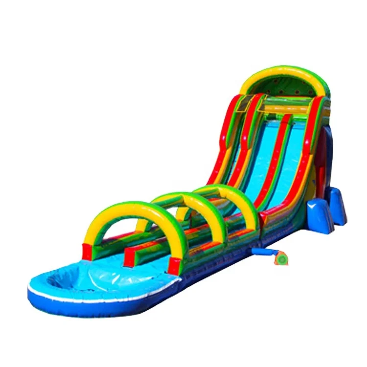 Надувные водяные горки со съемным бассейном