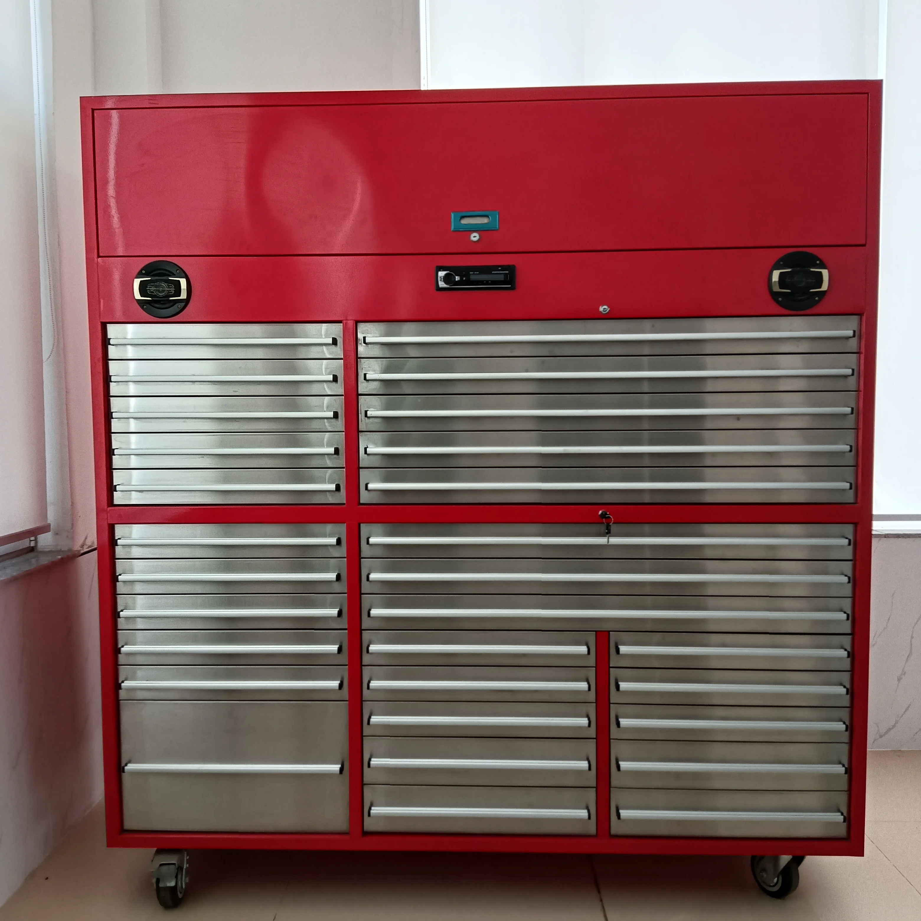 2024 Hot Style Customizable Size Machine Shop 29 Drawer Rolling Tool Cabinet