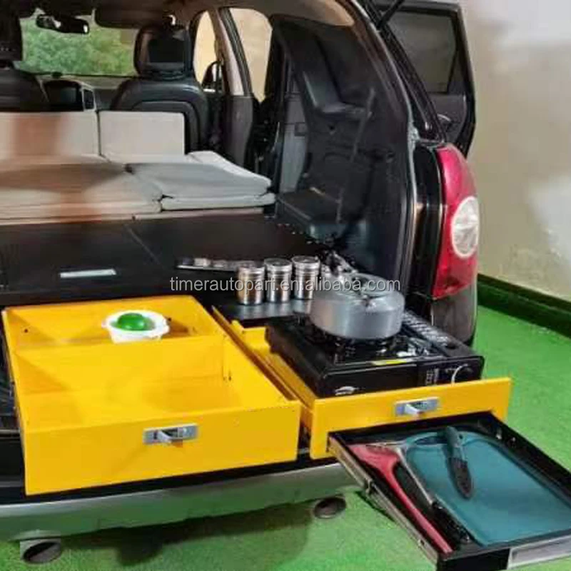 2023 New Foam Mattress For Sleeping In Suv Best Easy Cooker Kitchen For Outdoor Camping Customized Truck Drawer System Cabinet