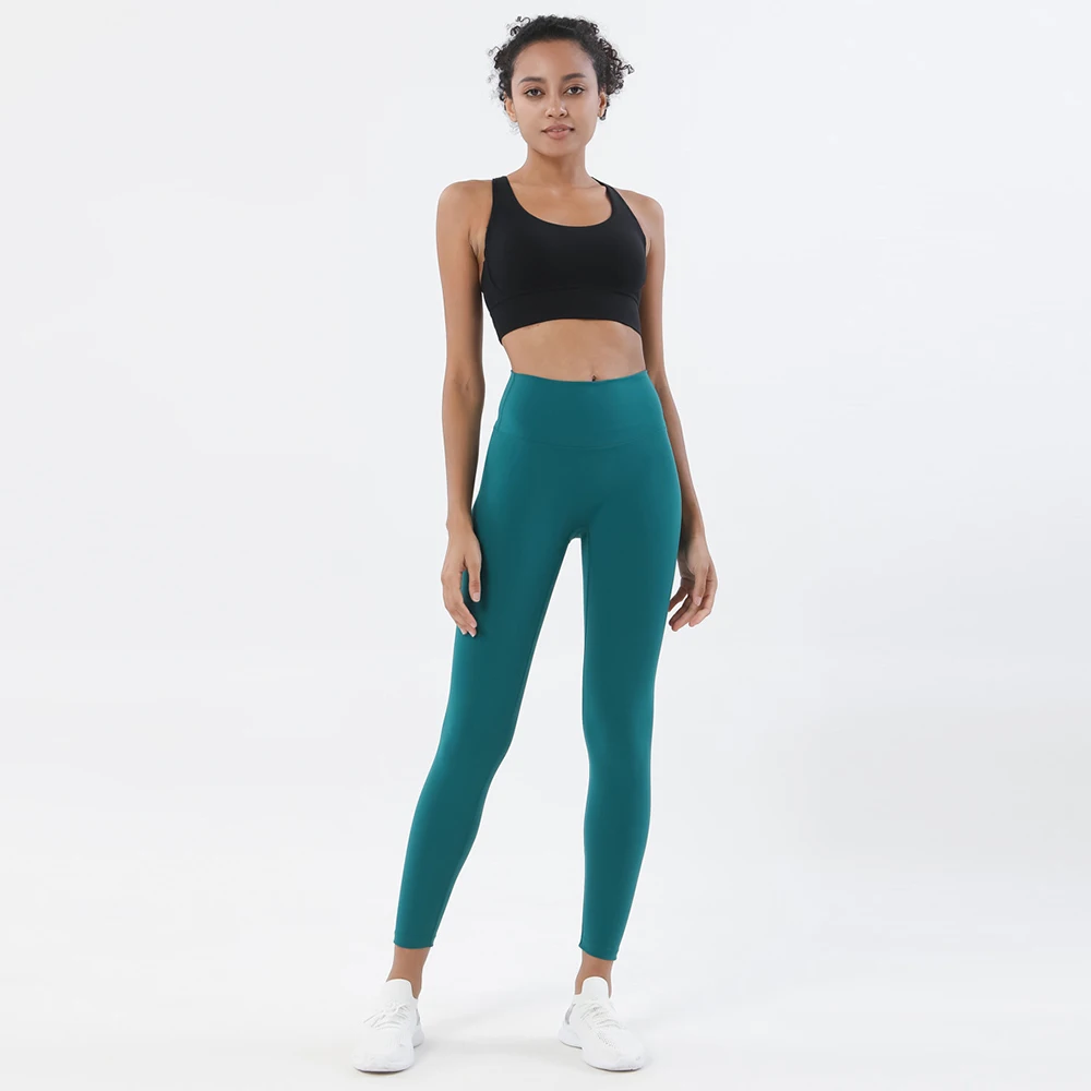 Новое поступление Женская быстросохнущая одежда для йоги и фитнеса без T-образной линии наборы тренировок в тренажерном зале