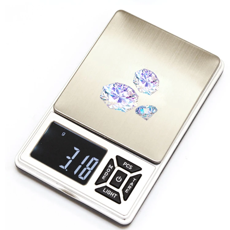 Лидер продаж, мини-весы, цифровые электронные карманные весы для ювелирных изделий, ЖК-дисплей 500 г с точностью 0,1 г