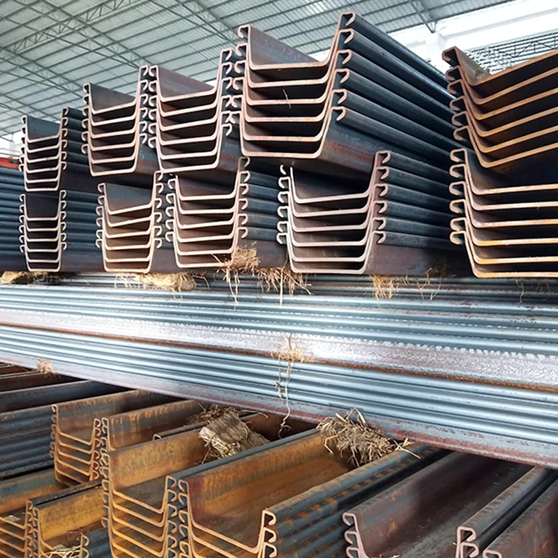 Standard Q235 Q345 q345b type 2 Hot Rolled Sy295 Larssen steel sheet piles price