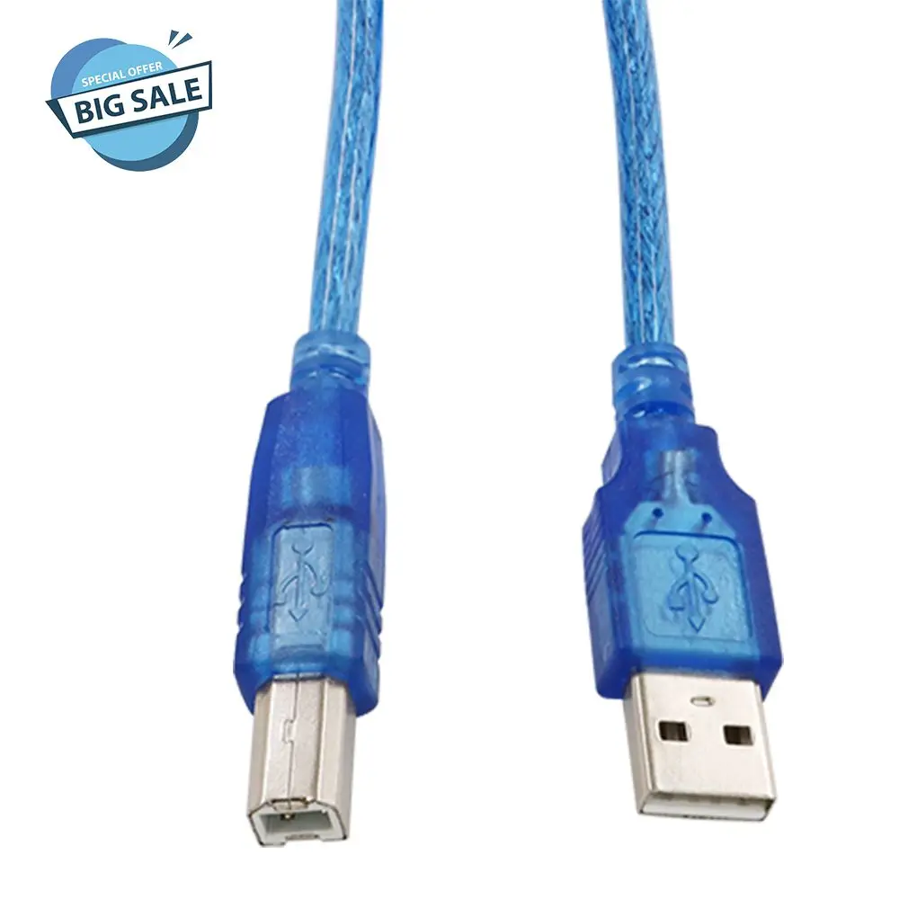 Hot Sale 1.5M USB Printer Cable Compatible with HP, Cannon, Brother, Samsung, Dell,  Piano