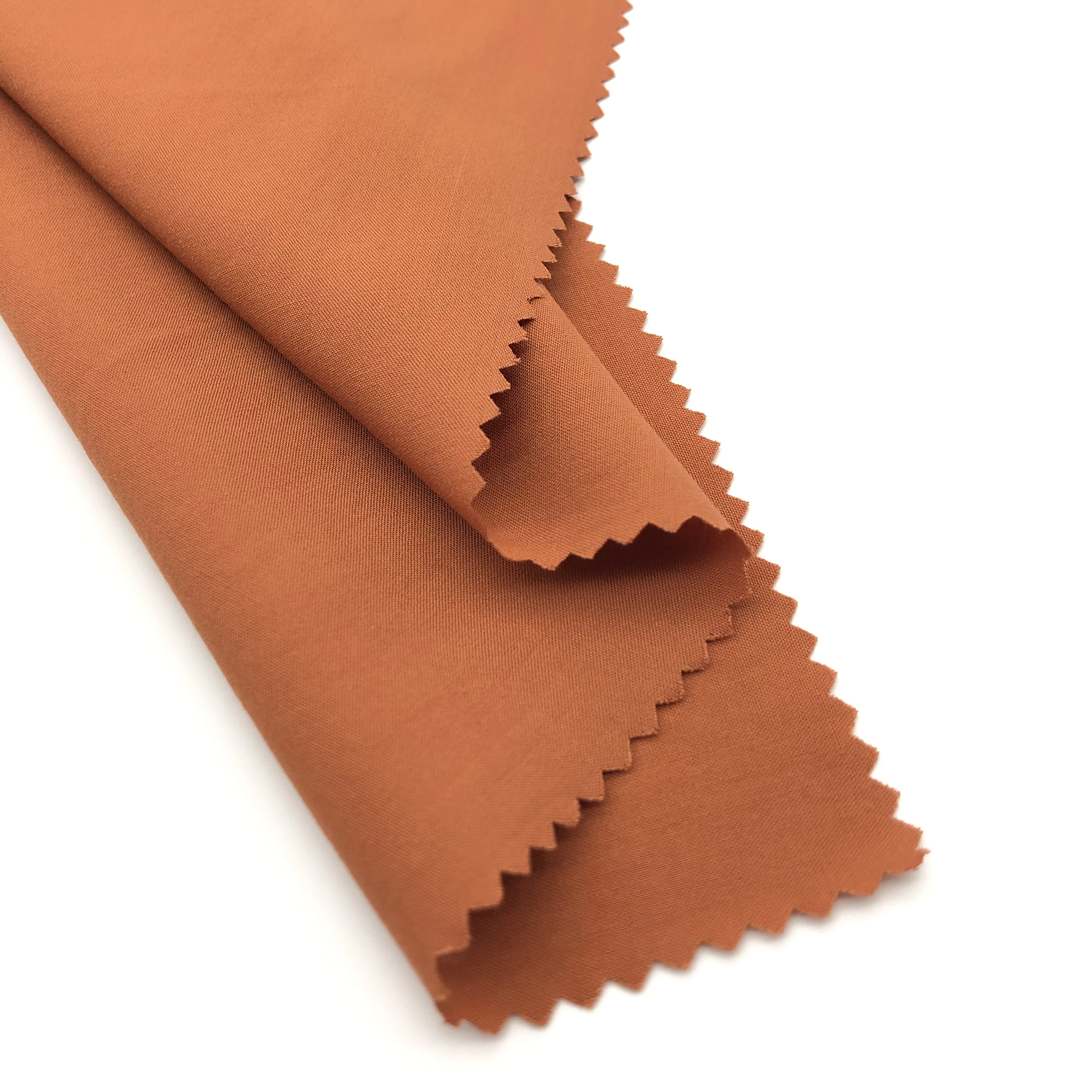 Customized 45S*45S 100% Rayon Poplin Plain 110-115GSM Woven Fabric For Shirt Blouse Dress