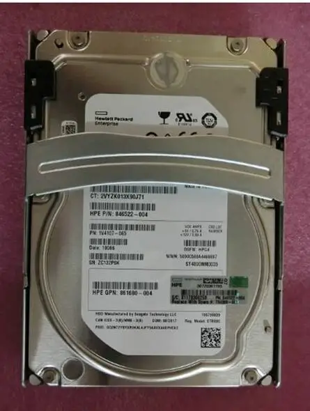 HPE 861678-B21 4 ТБ 7200 об/мин 3.5in SATA-6G SC средней G8 G9 G10
