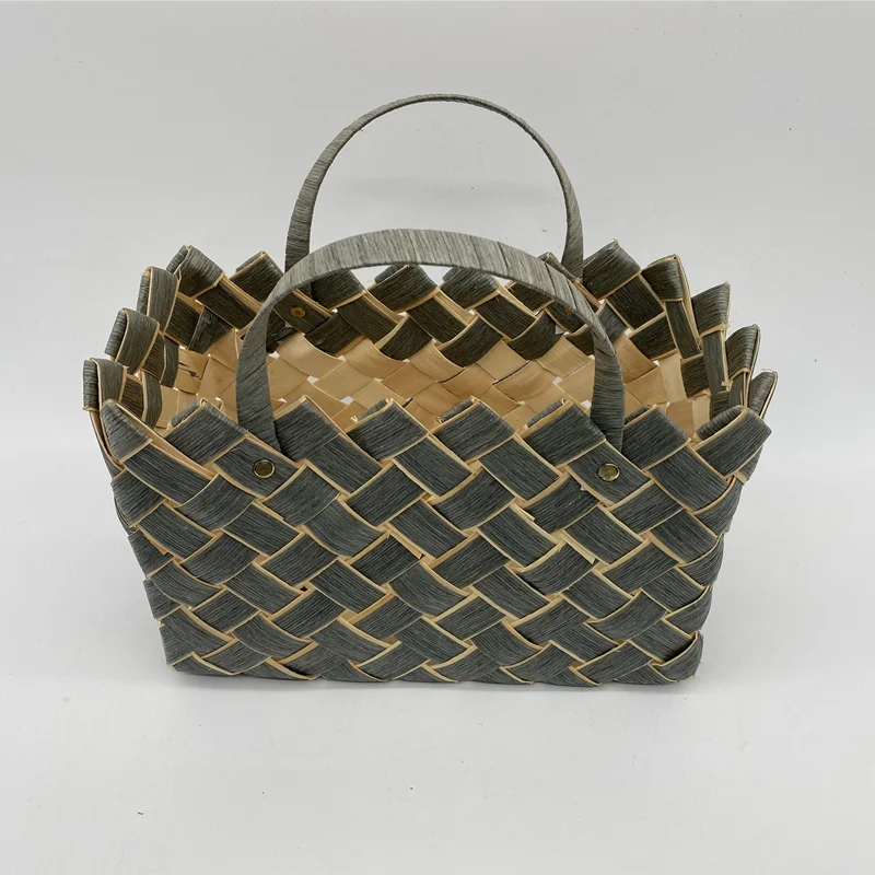 100% Handmade Willow Weaving Factory Sale Cutomizable Size Color Wicker Storage Baskets