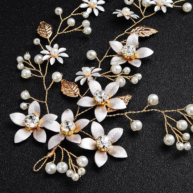 Bridal Hair Accessories Jewelry Handmade Headpieces  flower  Wedding Hair vine