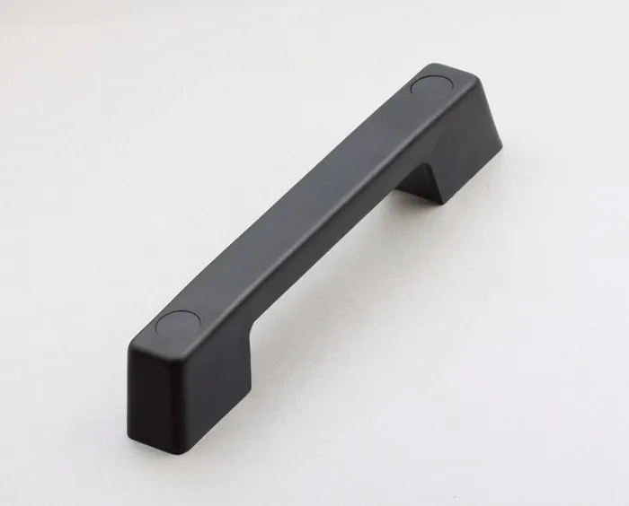 LS520 PP Polyethylene U Shaped Cabinet Black Handles Plastic Industrial Pull Handle ABS Door Handles