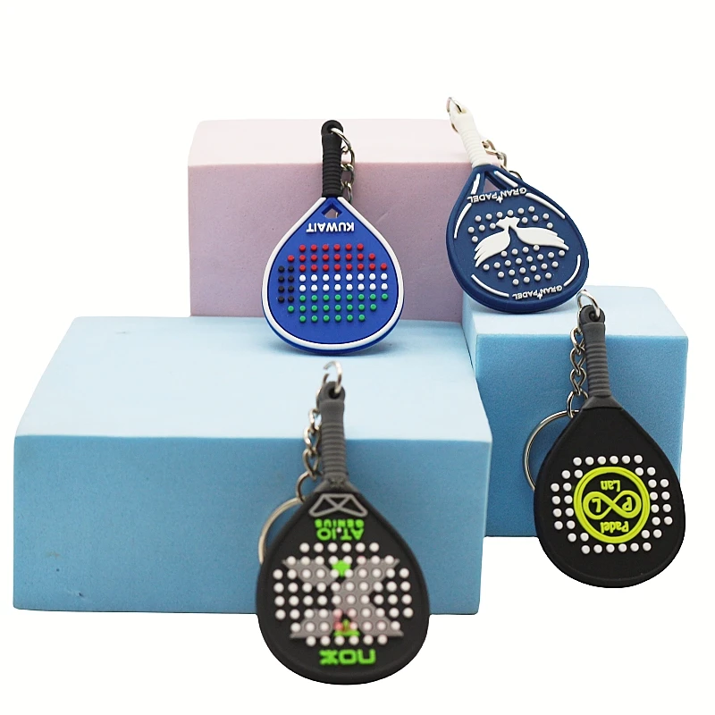 Wsnbwye padel ball DIY Sublimation Anime 3D llaveros CHAVEIRO Cute rubber balls for padel keychain