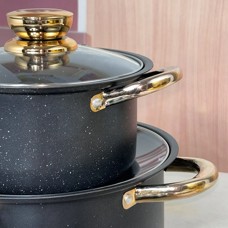 kitchen stainless steel Cooking pot set 8pcs kitchenware Pots And Pans Juego De Utensilios De Cocina Cookware Sets