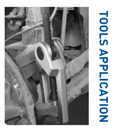 Two-Jaw Tie Rod Ball Head Puller 7 Inch Outer Tie Rod Puller tool for ball joint removal