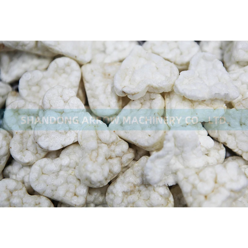 Healthy Puffed Quinoa Cakes Machinery Green Cereal Puffed Cakes Process Line