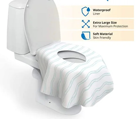 Non-woven Toilet Seat Covers Disposable - 20 Pack - Waterproof