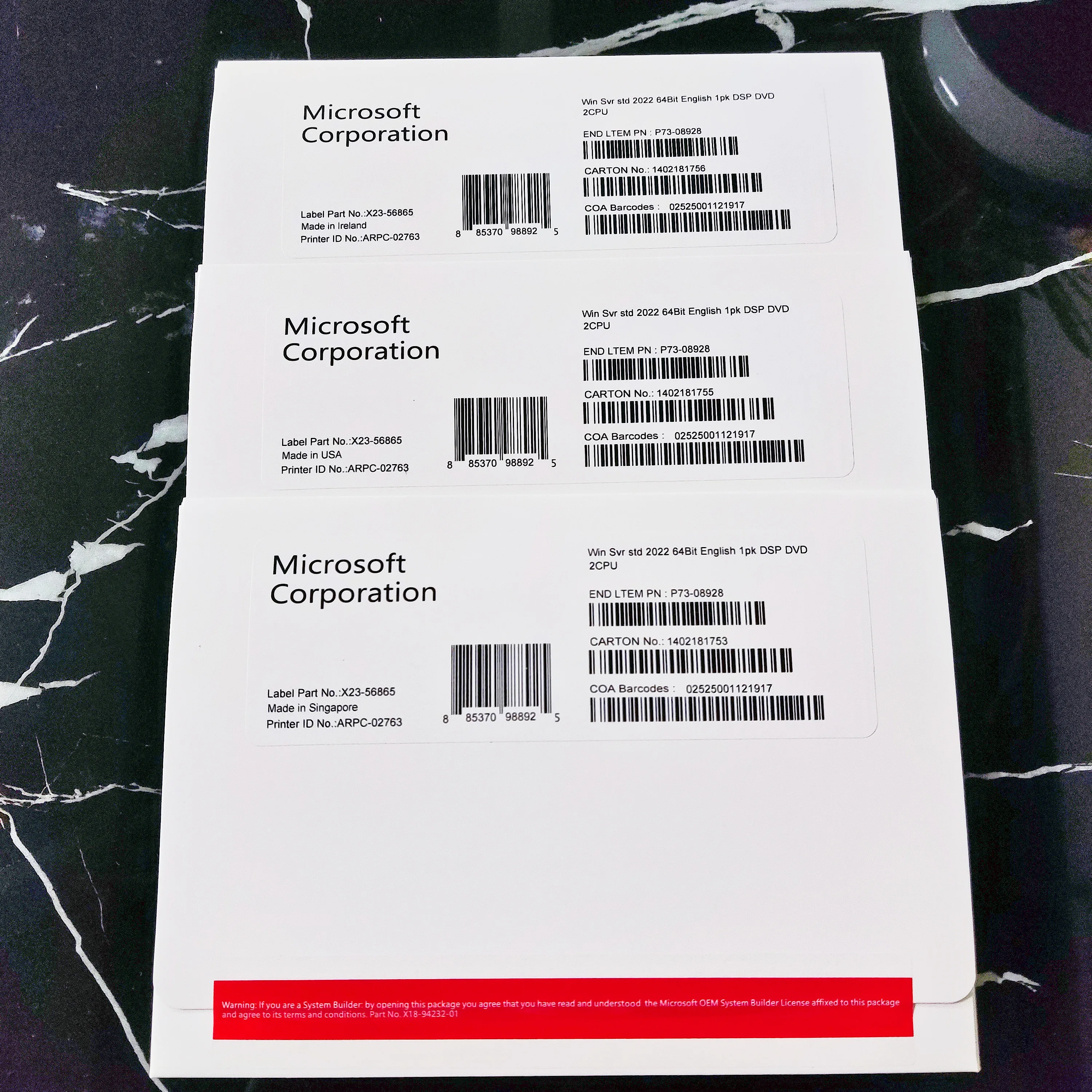 Операционная система Windows Server 2022 Standard CAL 16 Core пакета лицензий win server 2022 std