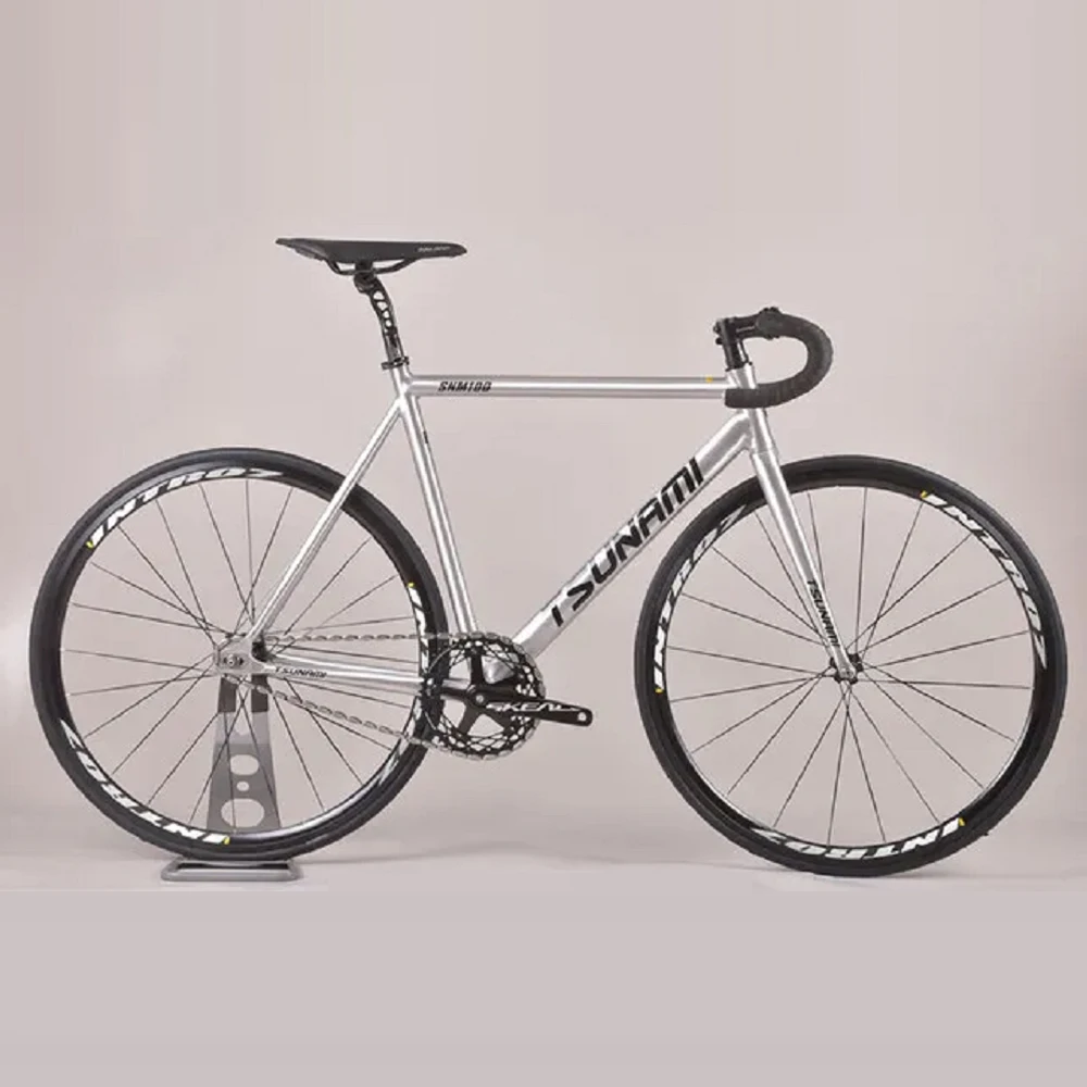 Mountain bike frame 700c variable speed road bicycle rack Aluminum alloy racing track bicycle Fixed Gear BIKE Frame+front fork