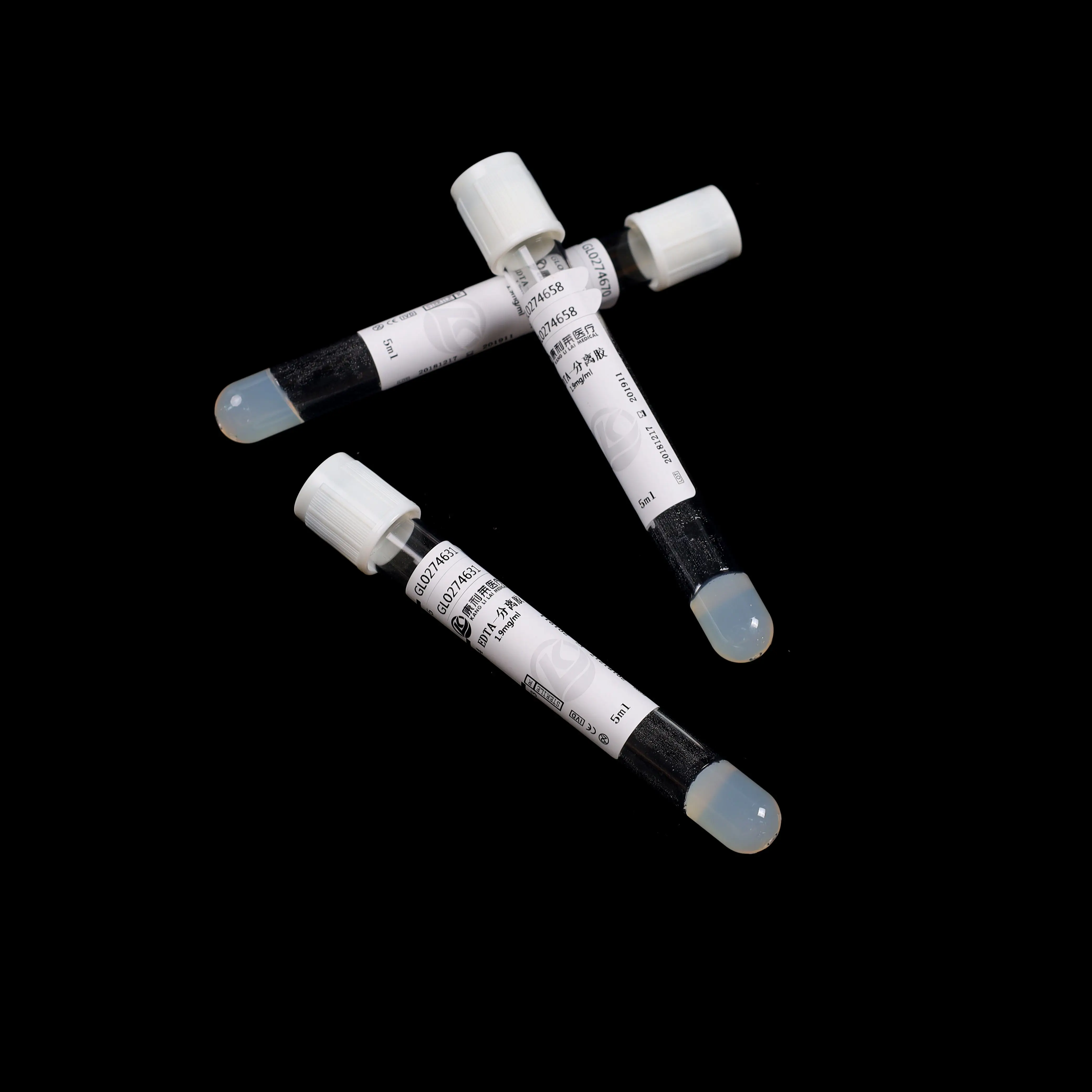 Wholesale Medical Consumables Glass/Pet Edta Vial Disposable Vacuum Blood Collection Tube Edta Blood Collection Tube