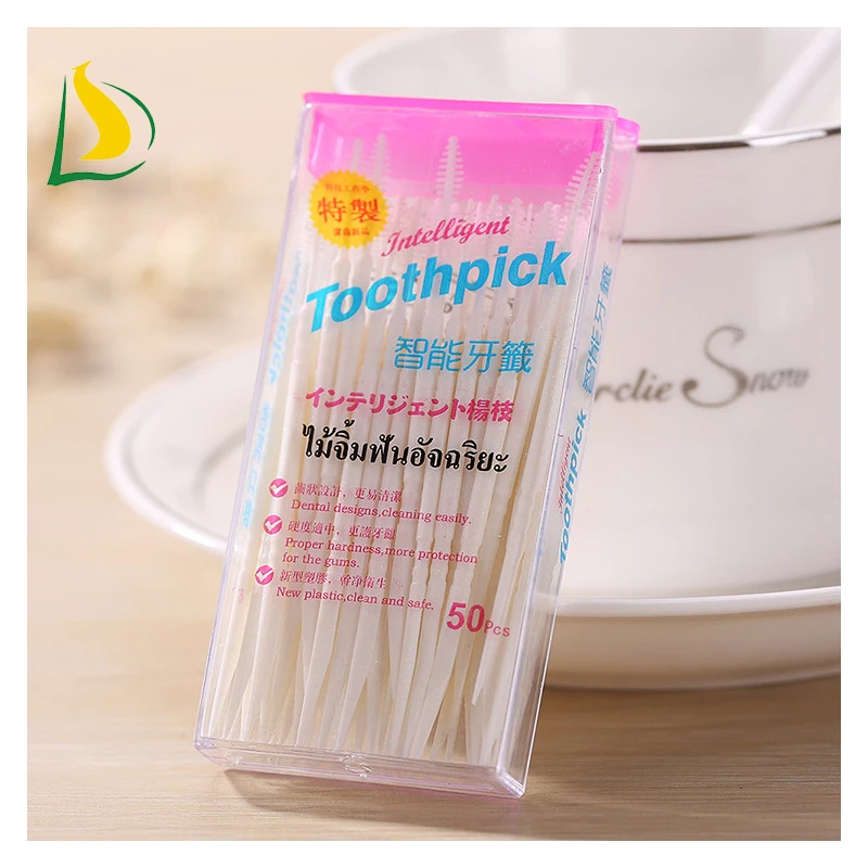 Low Price Sterile Floss Dental Interdental Brush Mint Toothpick Plastic Wholesale Manufacturer Print Accessories OEM Customized