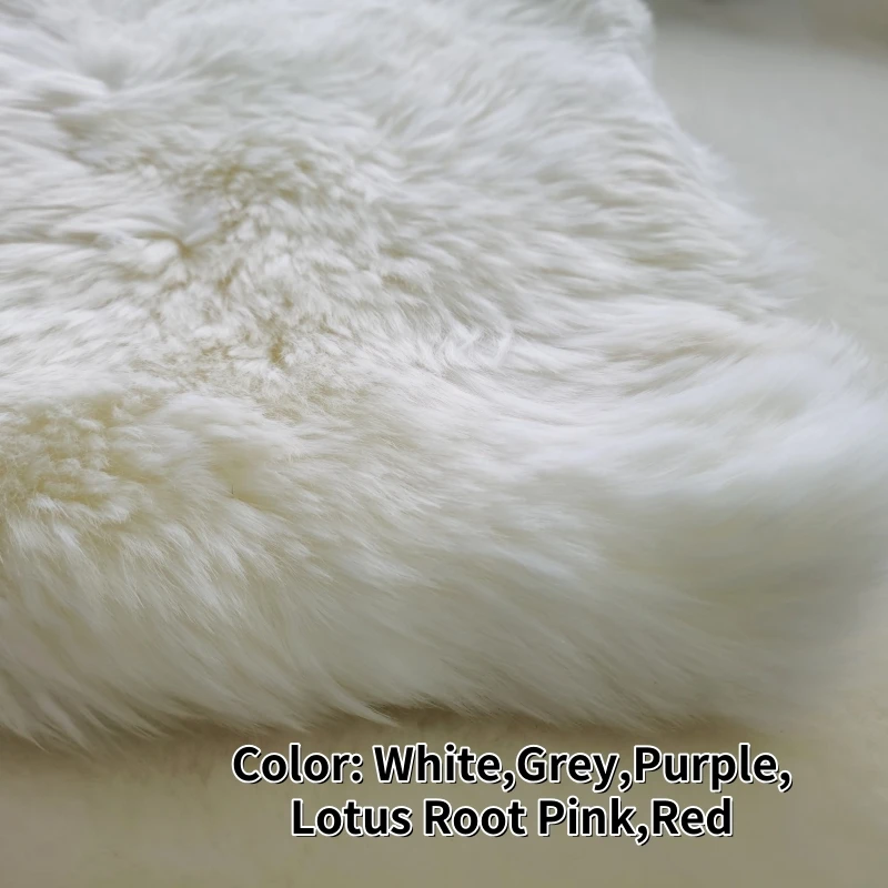 Wholesale winter soft warm factory price golden supplier real fur New Zealand sheepskin winter seat pad seat cushion