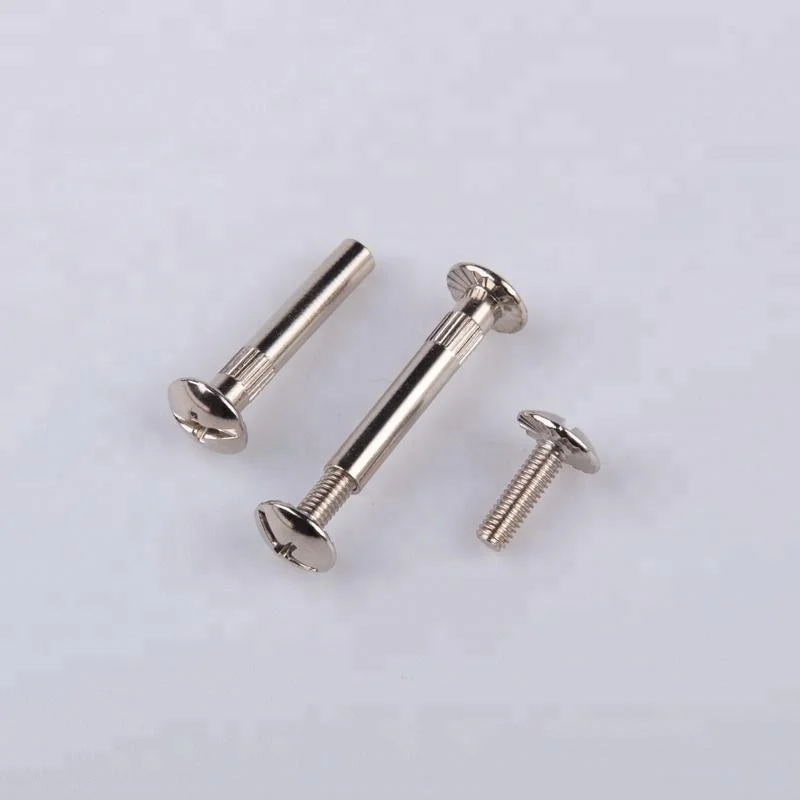 Carbon Steel Phillips Truss Head Chicago Screw Male and Female Screw Furniture Connecting Decorative Screws