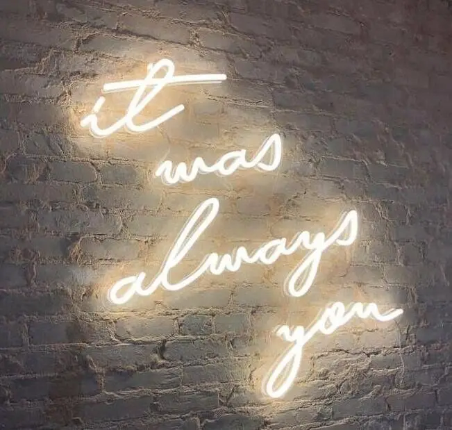 neon sign Customized Acrylic Board Led Neon Flex Wall Sign For Gift Wall Art Sign Decor
