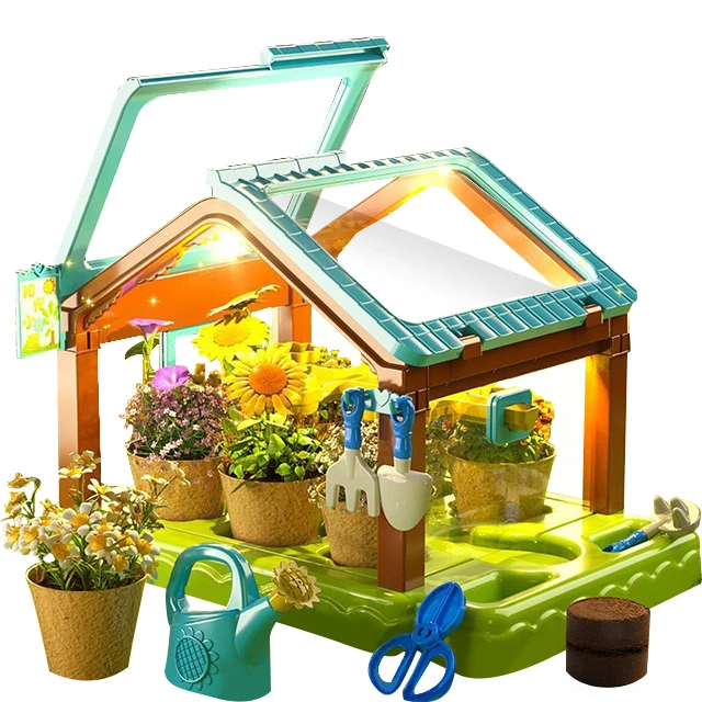 Vegetables Fruit Flowers Growing Science Toys DIY Farm Toys Observation Plant STEM And Educational Toys For Kids