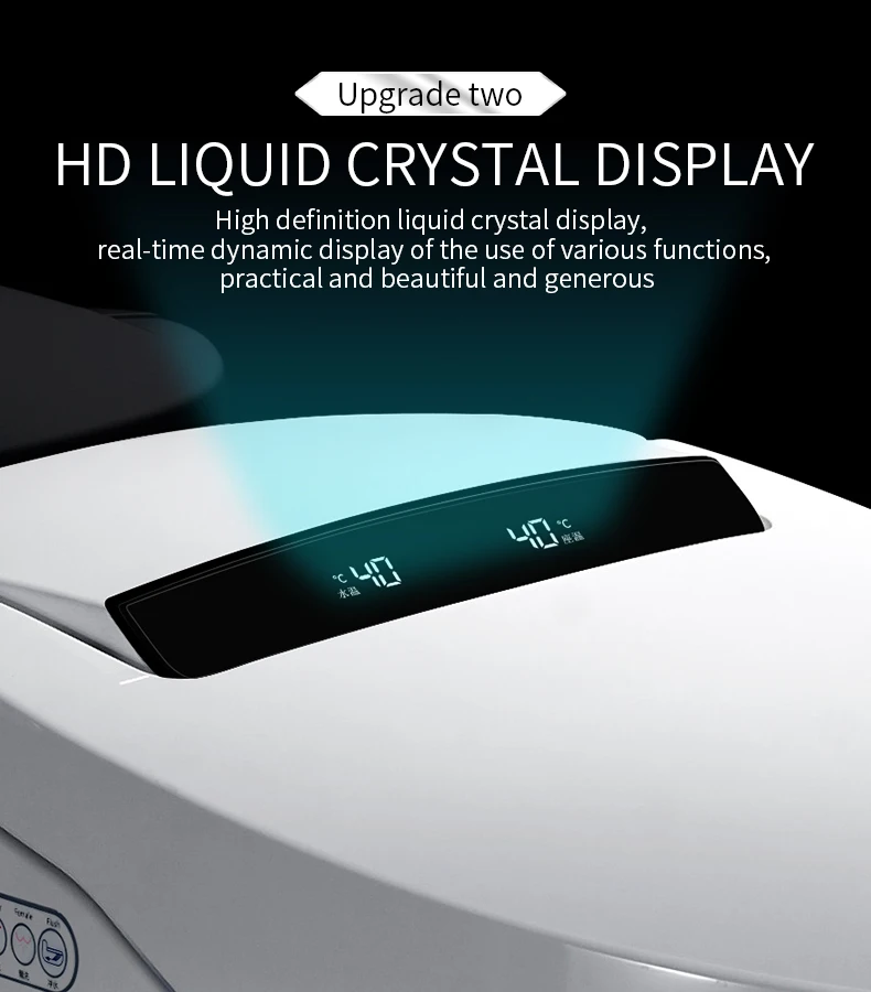 Wholesale low price 110V/220V bathroom one piece electronic bidet automatic auto flush toilet bowl wc intelligent smart toilet