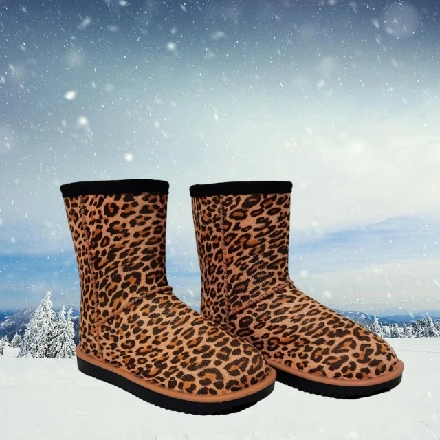 PVC TPE  Outsole  Fake Fur Lining 100% Waterproof  Snow Boots Winter Boots for Kids and Women
