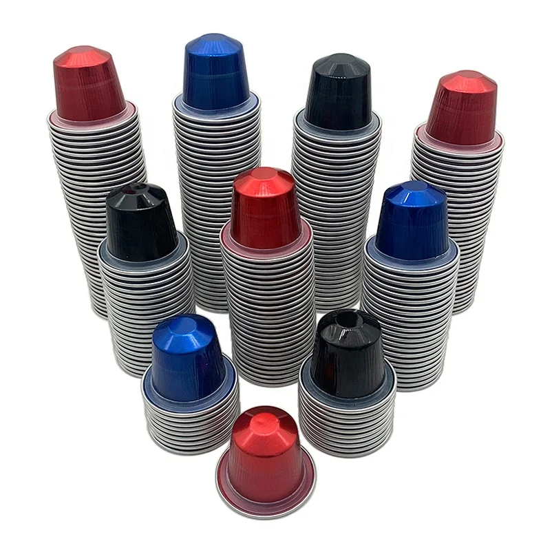 Aluminum foil capsule empty cup automatic filling sealing capsule empty cup disposable coffee aluminum cup