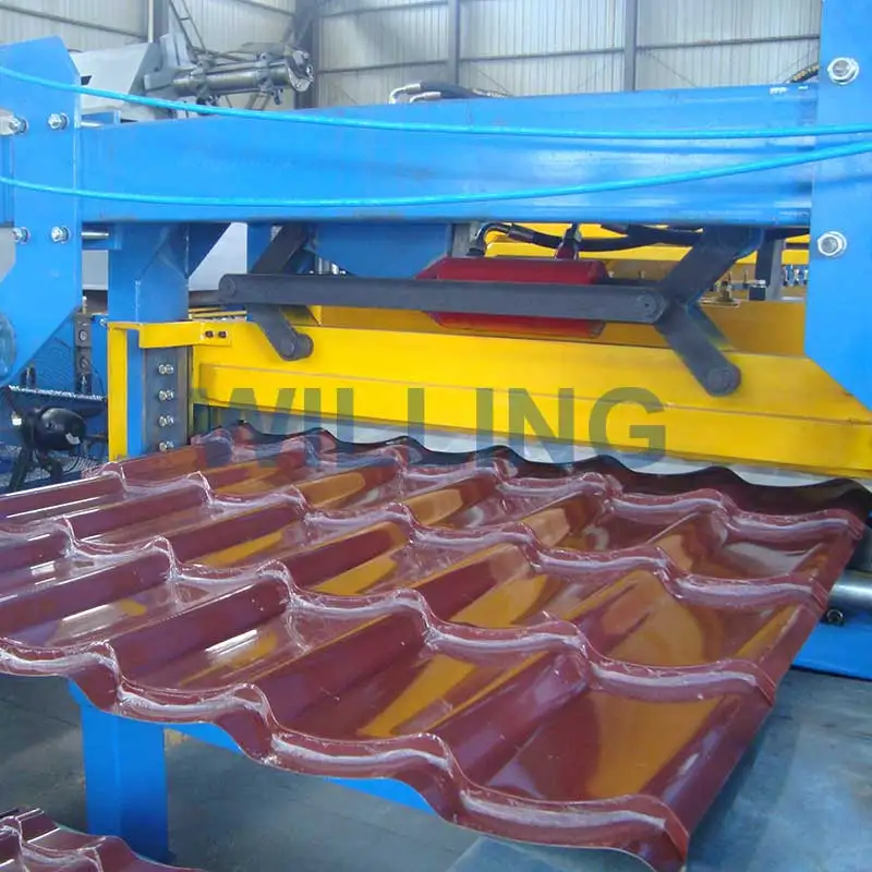 Steel Roof Tile Forming Machine Colored Roll forming Wall Application Core Motor Bearing Pump Gear Gearbox Engine Components