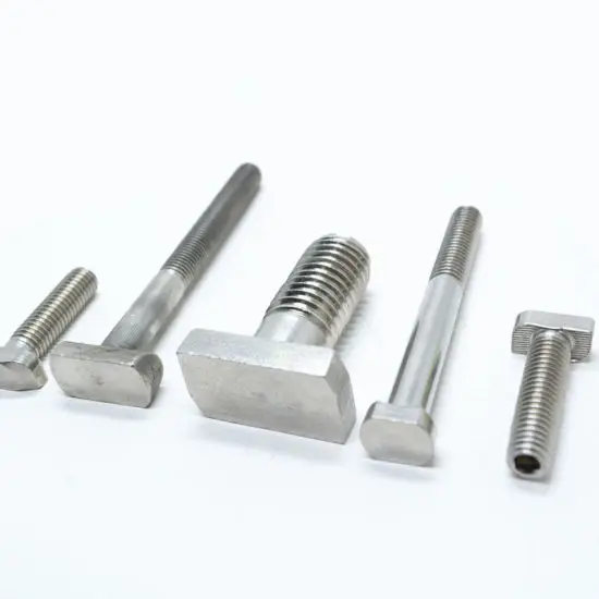 Shanghai YH Custom Stainless Steel A2-70 M6 M8X25 T Head T Bolt And Nut for Aluminum Profile