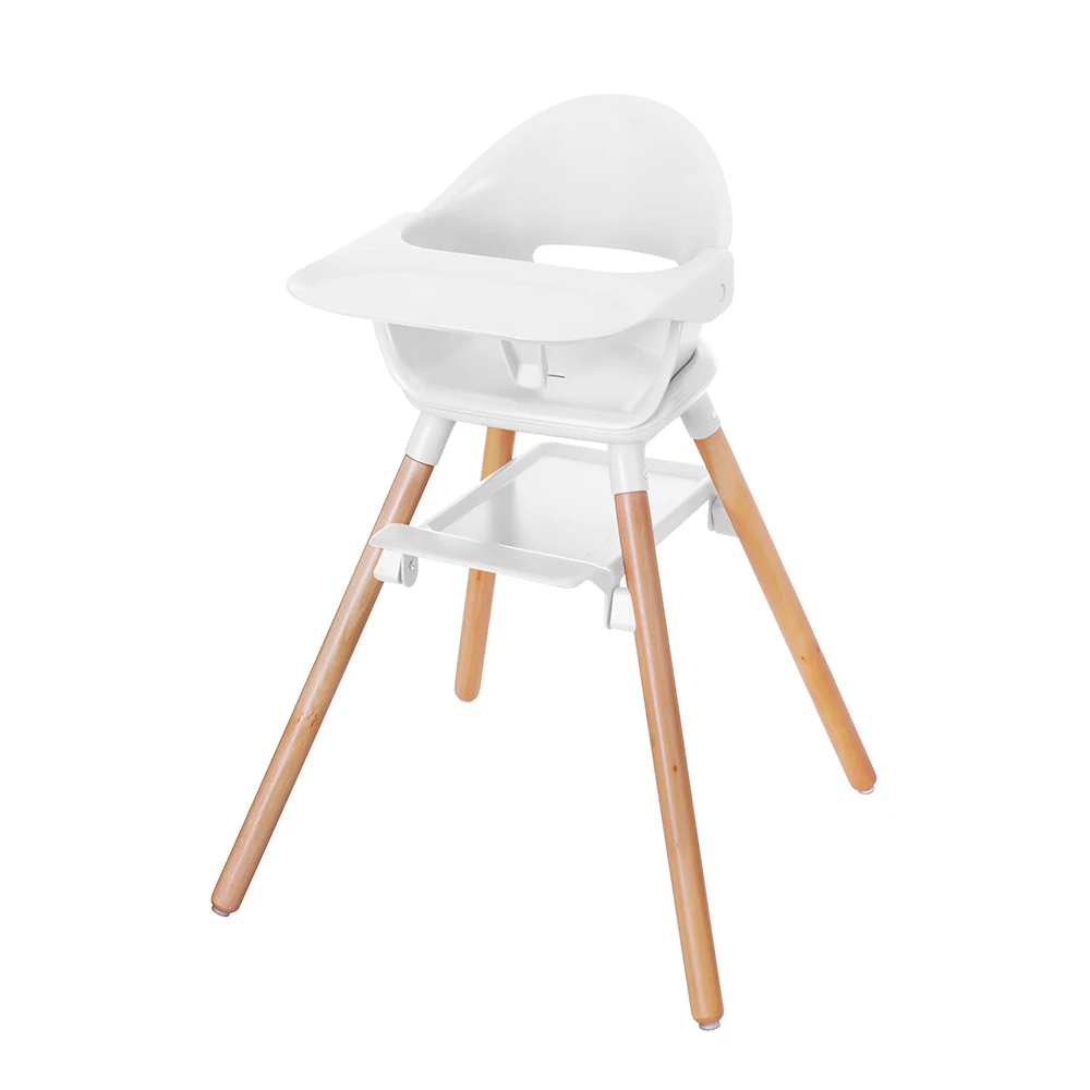 Modern New Designed all-in-1 Baby high chair with adjustable switched legs Baby Feeding chair