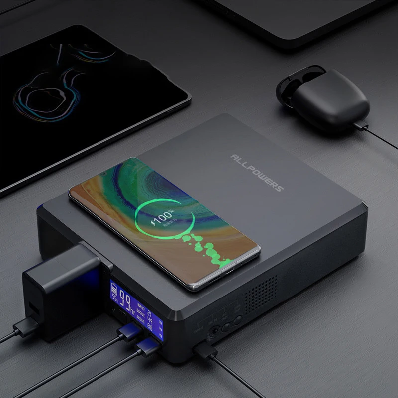 Outdoor power supply, wireless energy storage power supply, laptop, portable power bank, mobile power bank 200w power power bank