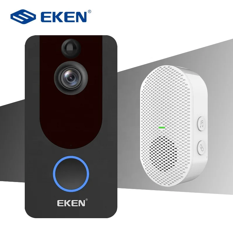  Экшн-камера EKEN V7 HD 1080P Smart WiFi видео-дверной звонок камера визуальное вызывное устройство ночного видения IP дверной беспроводная