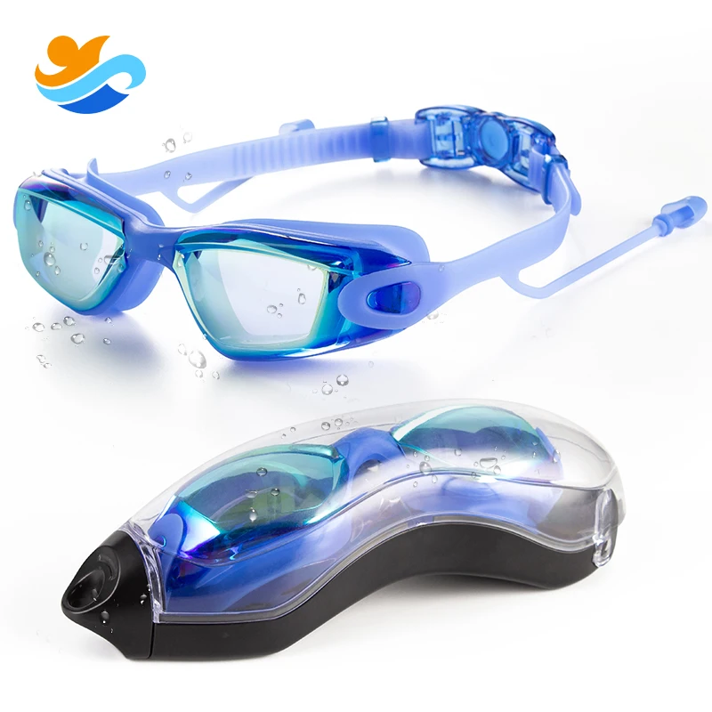 Hot Selling Advanced High Definition Swimming Glasses for Adult Silicone Straps Goggles for Swimming