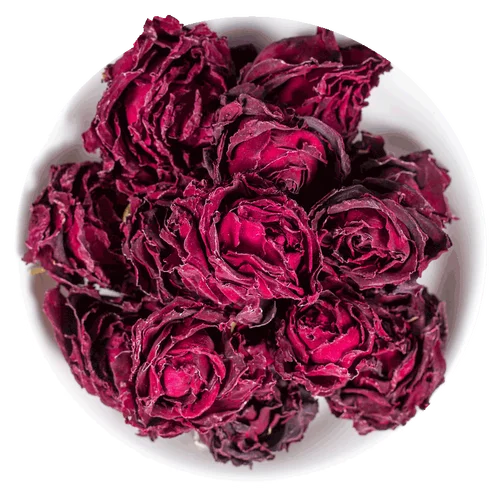 First Grade Rose Blossom Freeze-Dried Red Tea Organic Slimming Blooming Flower Packaged in Bulk Bag Box Sachet