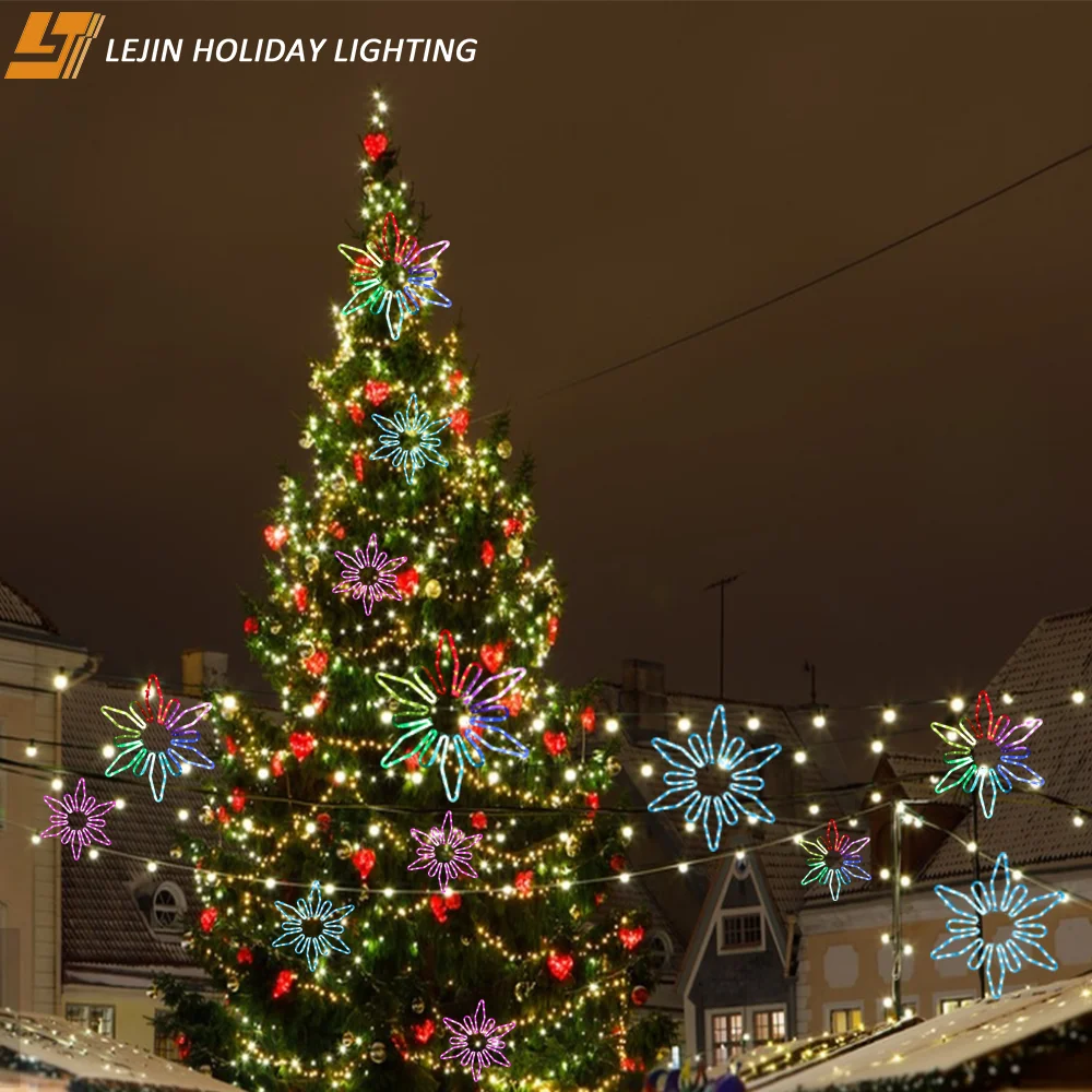 Outdoor waterproof smart 2D Polaris Christmas decorative lights for holiday decorative