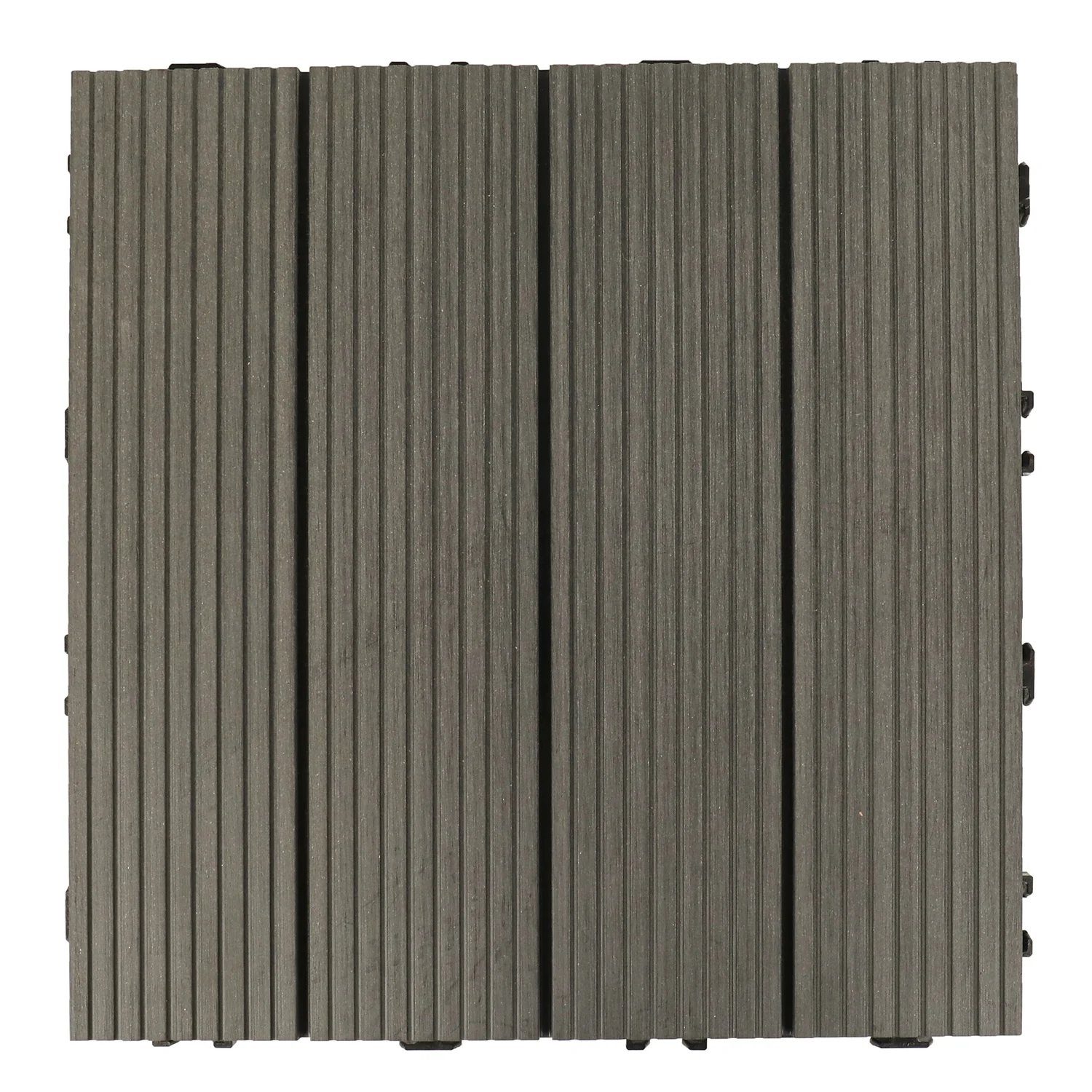 Real WPC Decking Tiles Synthetic Wood Outdoor Flooring Tiles XF-C029 300*300*27 mm