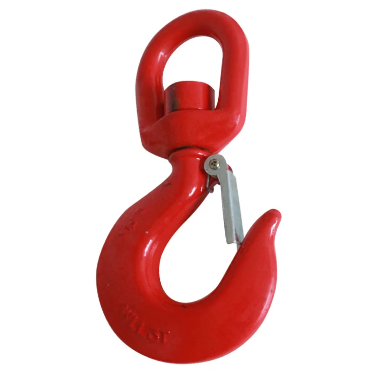 Baot Drop Forge Alloy Steel G80 Crane Eye 5ton Lifting Swivel Safety Hook