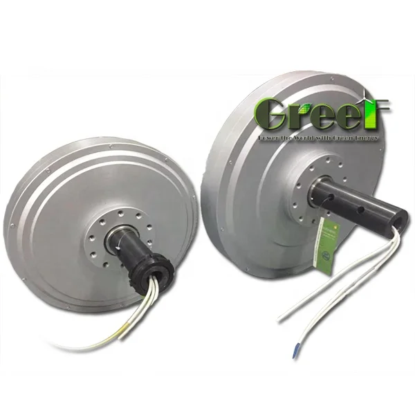 10KW 150rpm  Low Rpm Axial Flux Disc Coreless Alternative Energy Generator, Pmg