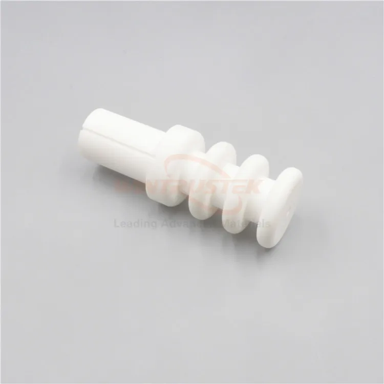 MACOR Ceramic Parts With Rotary Screw Thread Thermal Insulation Rod