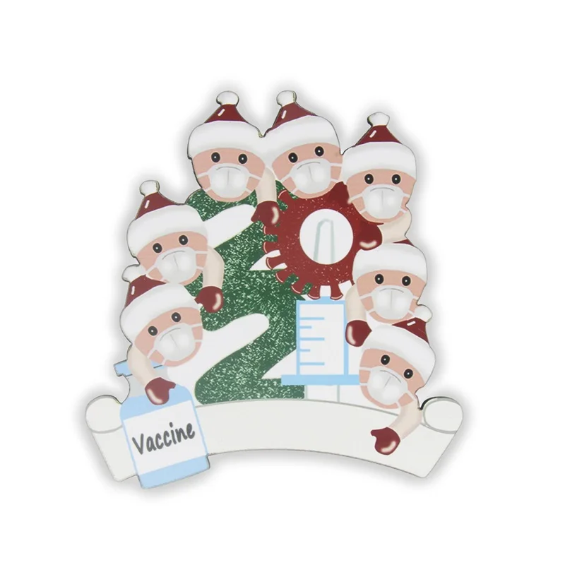  Custom Christmas Interior Refrigerator Decorated With Wooden Crafts Souvenir Fridge