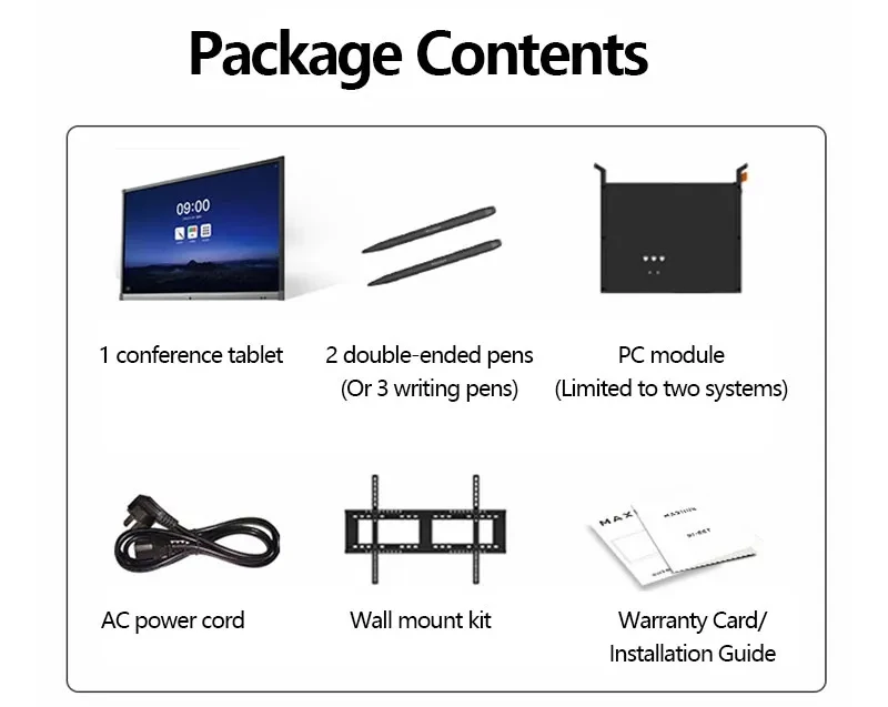 86-дюймовый ЖК-дисплей с разрешением 4K, 20 piont, сенсорный экран, Интерактивная плоская панель, цифровая доска, смарт-плата