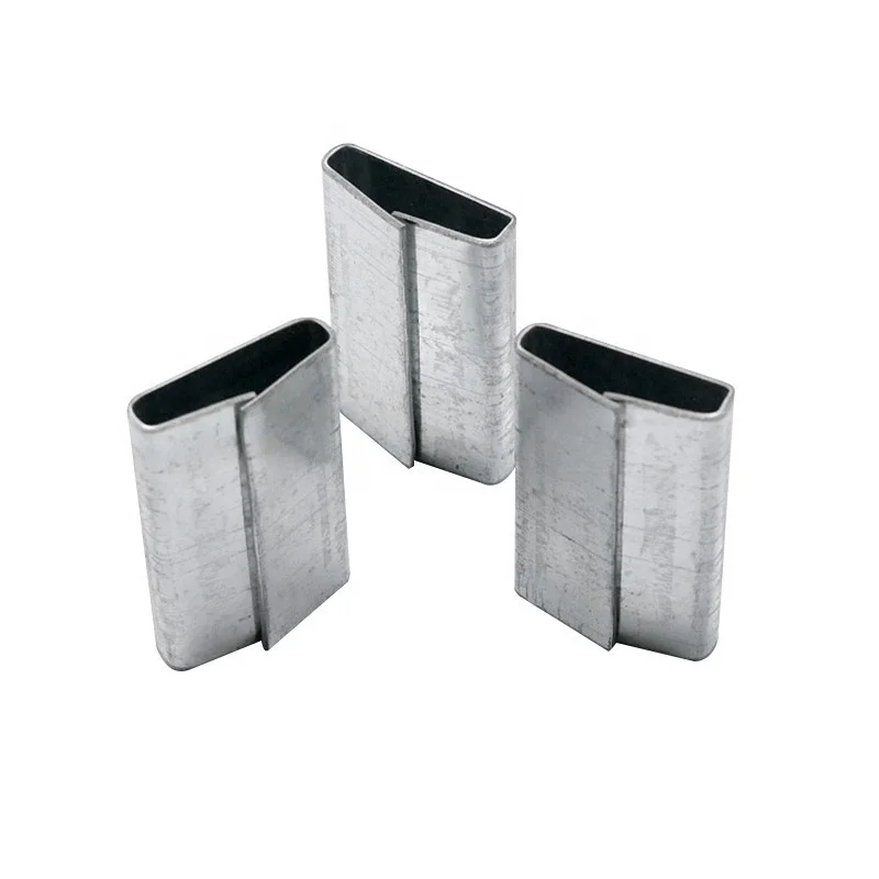 Factory Custom 13 16 19 25 32mm  Galvanized Steel PP Strapping Buckle Clip