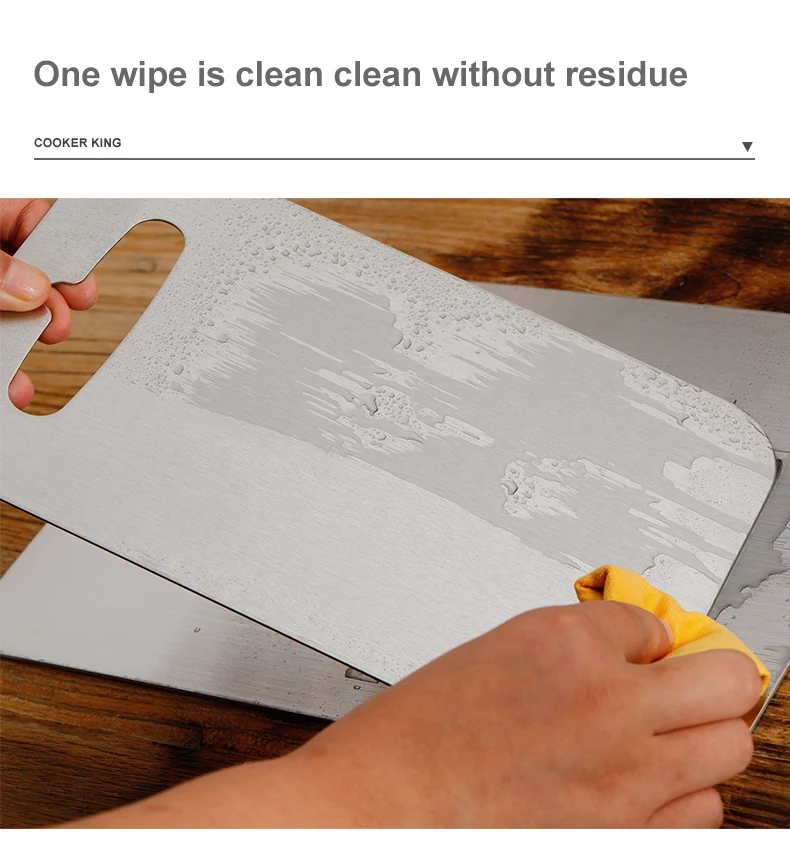 Titanium Cutting Boards Kitchen Double-Sided Chopping Board Portable Food Grade Cutting Mat Serving Tray for Outdoor Camping