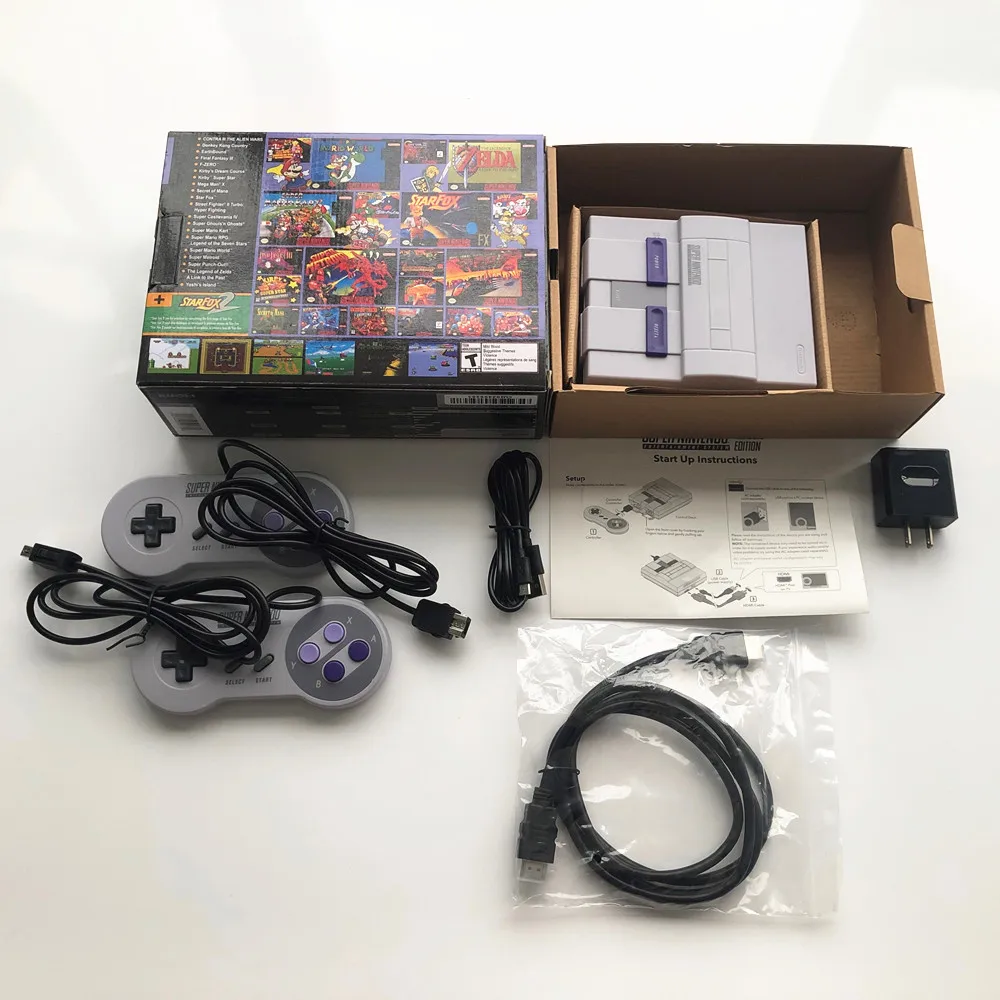  Совершенно новая консоль mini snes со встроенными 21 оригинальными