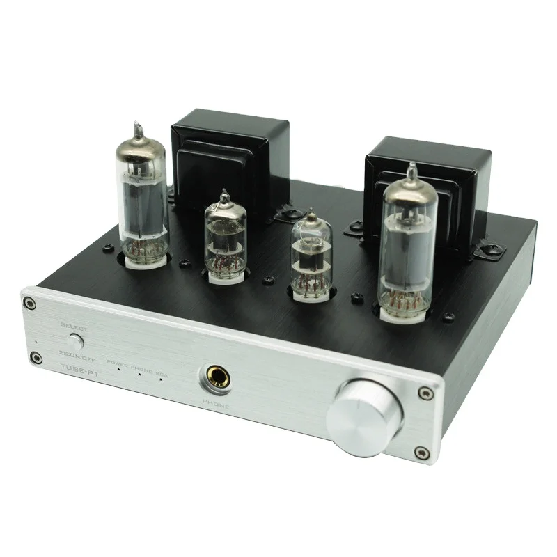 
MINI HIFI Audio Amplifier Single-ended Electron Tube LP Desktop Amplifier MCU Control AUX/PHONO Input 