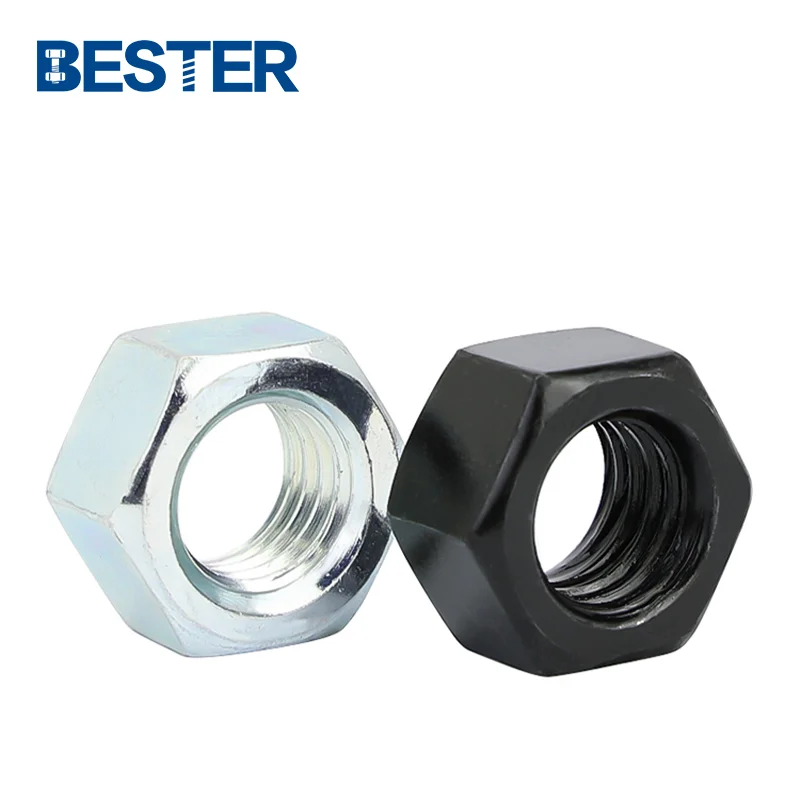 Stainless steel grade8 zinc black nut roasting machine small nut packaging machine pitch lock hex  nut