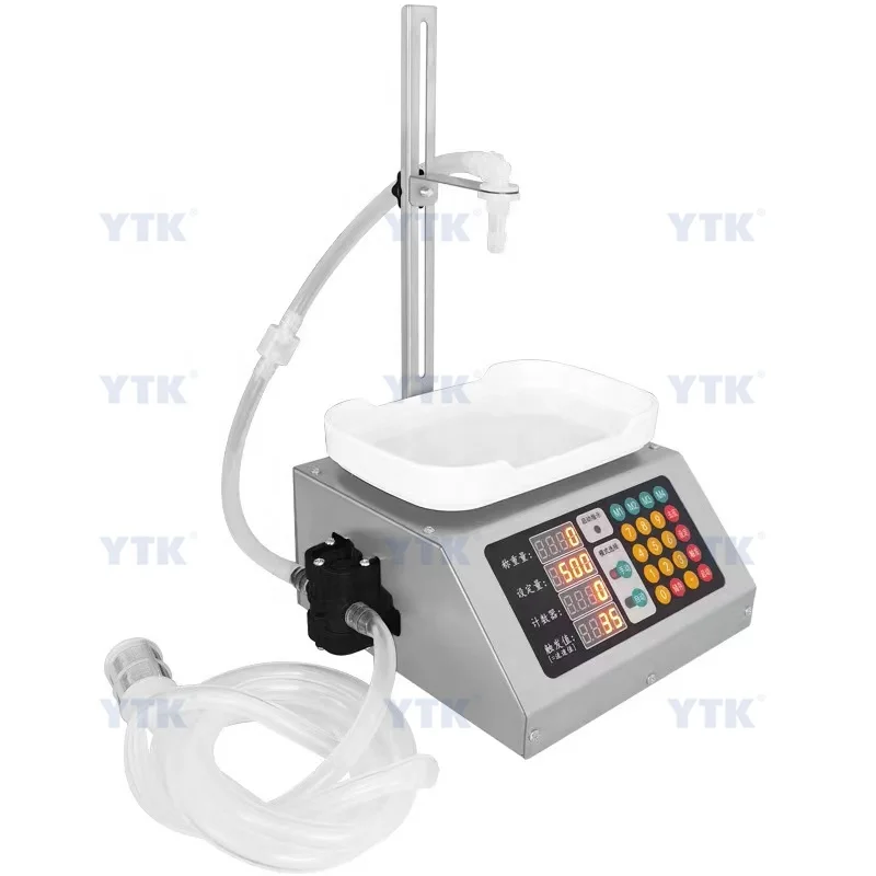 YTK-3200 Automatic Small Quantitative Water Beer Liquid Bottle Can Dispensing Weighing And Filling Machine For Small Business